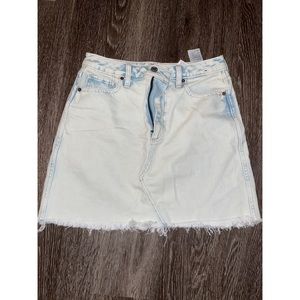 Acid wash jean skirt sz 4